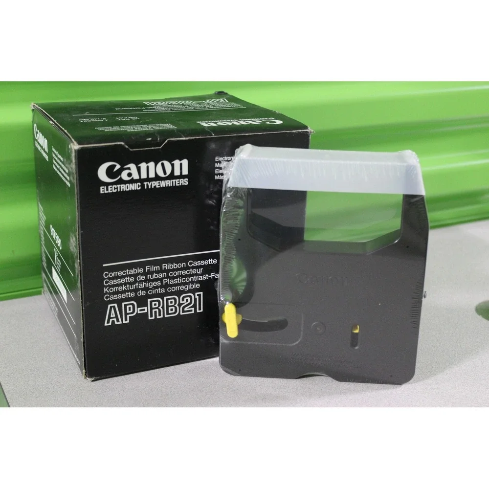 Canon AP-RB21 Correctable Film Ribbon Cassette for Electronic Typewriters Black